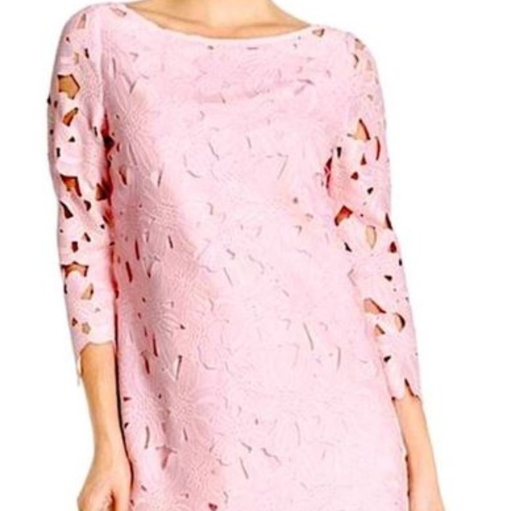 Felicity and Coco Lace Shift Dress Pink Size Med